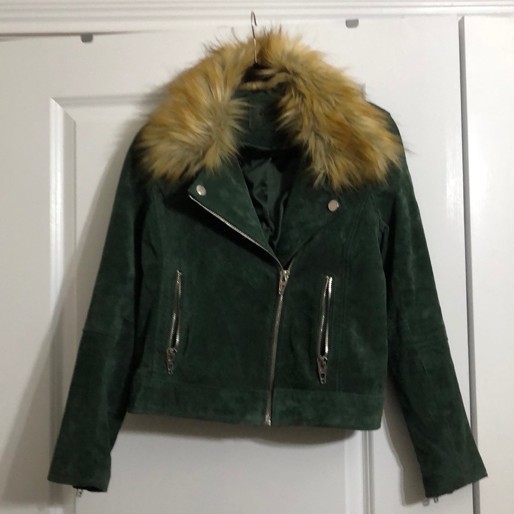 BlankNYC  suede Moto Jacket
